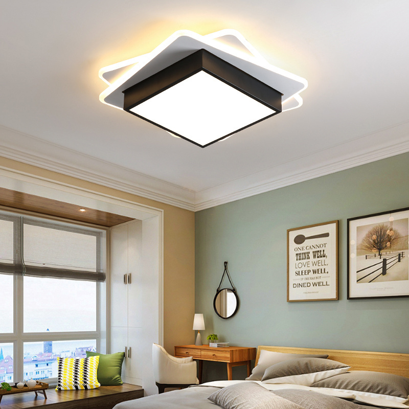 Contemporary Home Bedroom Decorative Design Surface Mounted 64W 144W Dimming Lamp Fixture Modern LED Ceiling Light