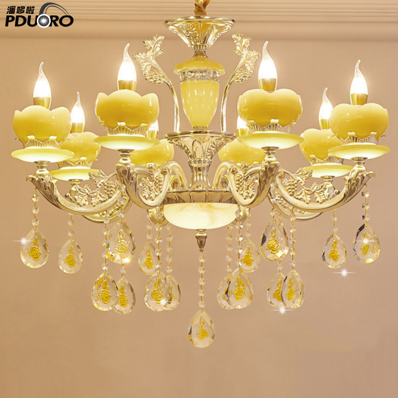 Large Crystal Lighting Fixtures led Pendant Lights Decorative modern crystal Chandeliers