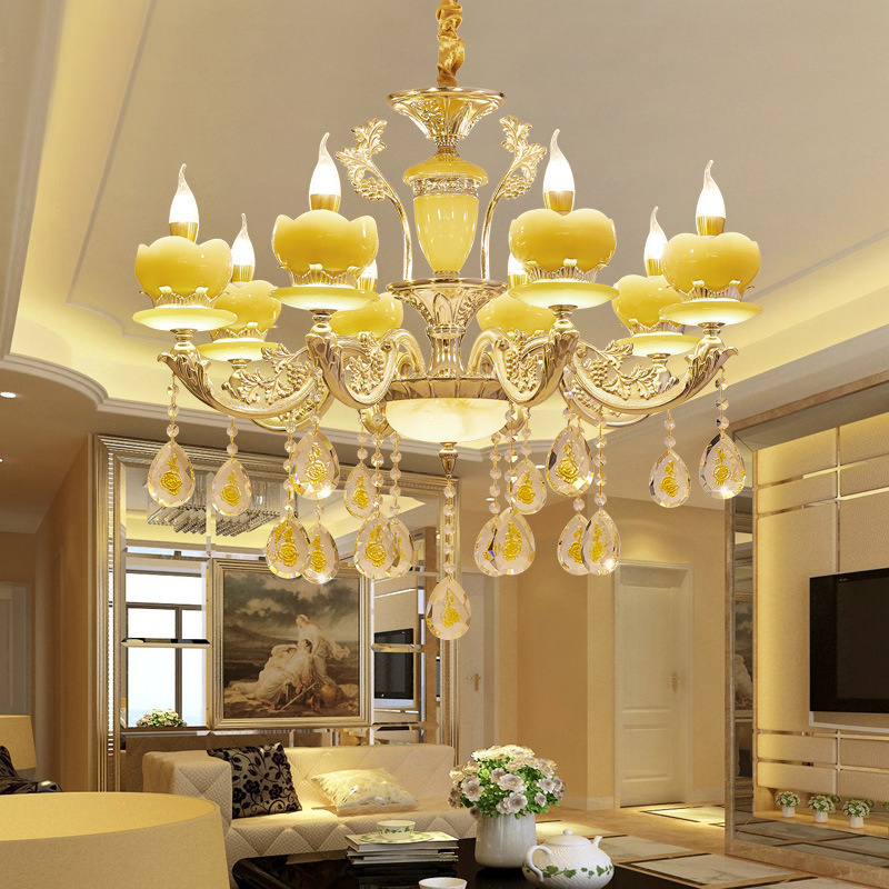 Large Crystal Lighting Fixtures led Pendant Lights Decorative modern crystal Chandeliers