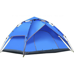 Outdoor Waterproof  3-4 Person Camping Hiking Beach Folding Automatic Popup Instant Camping Tent