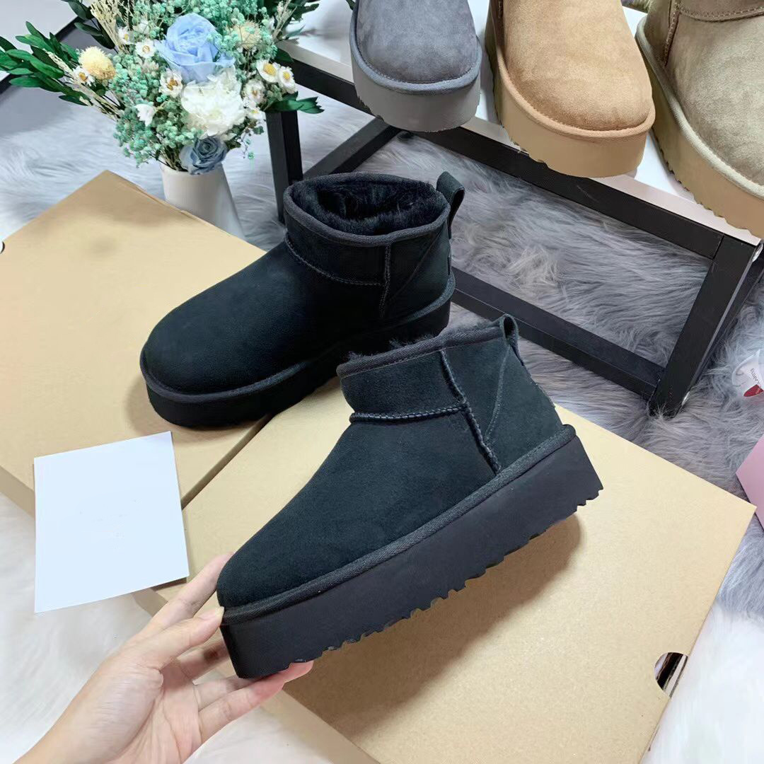 Wholesale sheep skin fur snow anti water winter faux Cheap wholesale Waterproof Winter Snow Boots Warm for Girls