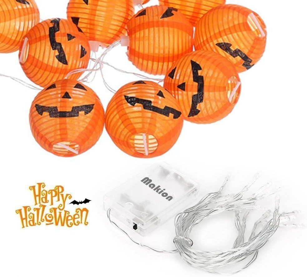 Jack O Lanterns Pumpkin String Lights ,  Orange Halloween Lanterns String Lights,Halloween Lantern String Lights