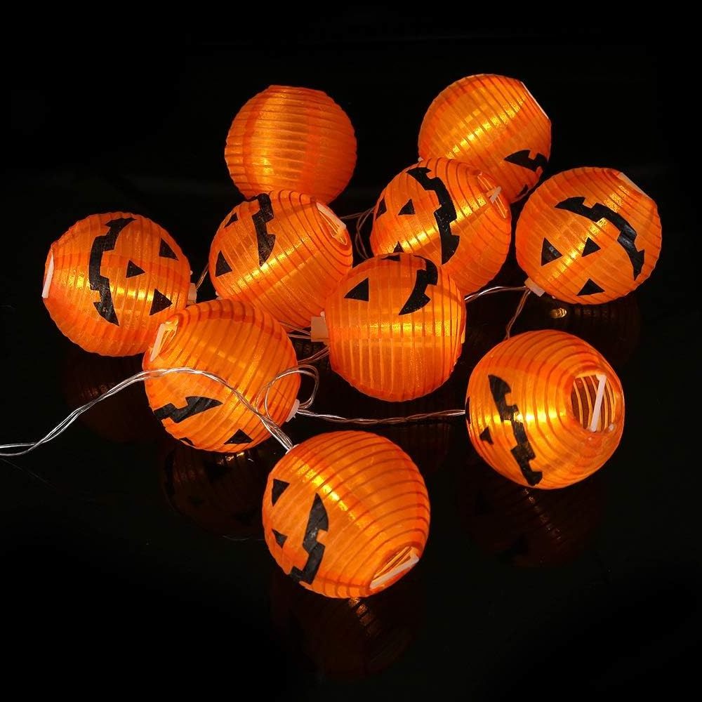 Jack O Lanterns Pumpkin String Lights ,  Orange Halloween Lanterns String Lights,Halloween Lantern String Lights