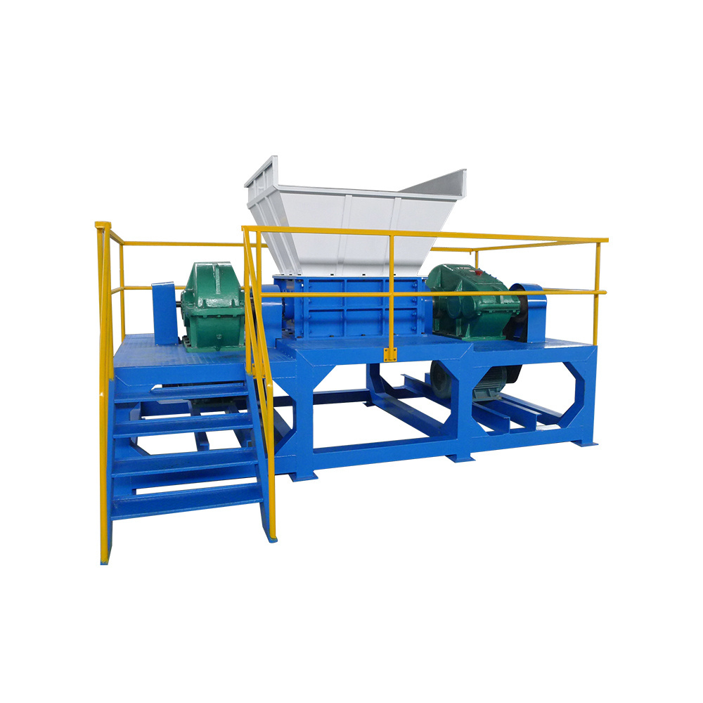 tire shredder / plastic shredding / wood chipper/ metal crushing / cardboard box / straw bale crusher machine