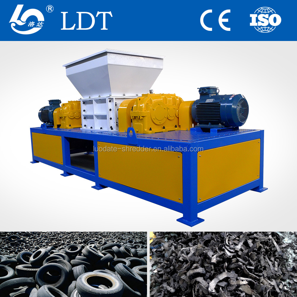 New Patent for 2019 Environmentally tyre rubber chips retreading machine rubber shreder for car and truck tires recycling