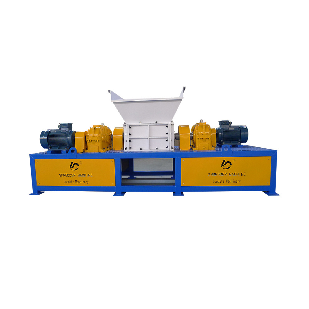 tire shredder / plastic shredding / wood chipper/ metal crushing / cardboard box / straw bale crusher machine