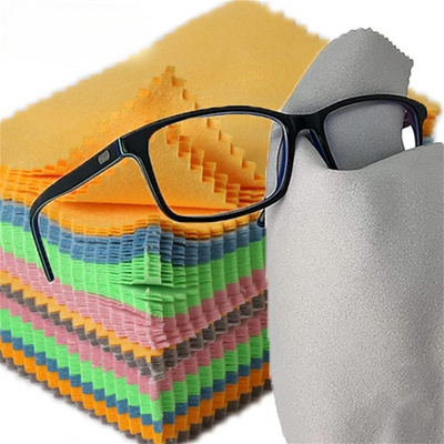 Reusable Customize Micro Fiber Glasses Cleaning Cloth Cleans Lenses Glasses Microfiber Cleaning Cloth For Eyeglasses Lens