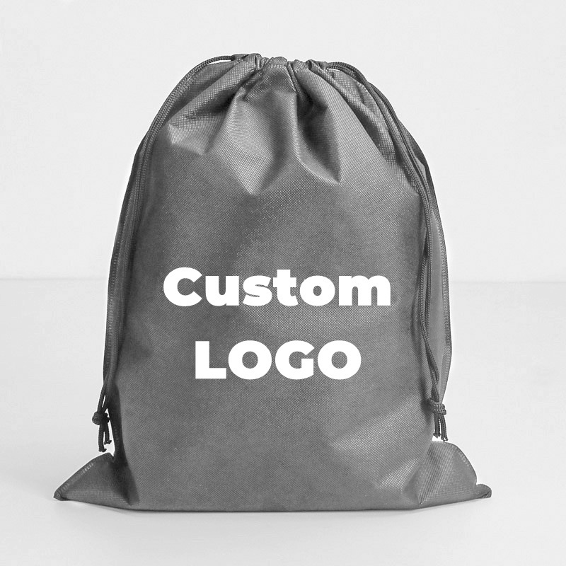 Custom Non Woven Fabric Dust Bag Eco Friendly Cover Storage Pouch Non Woven Drawstring Bag For Shoes