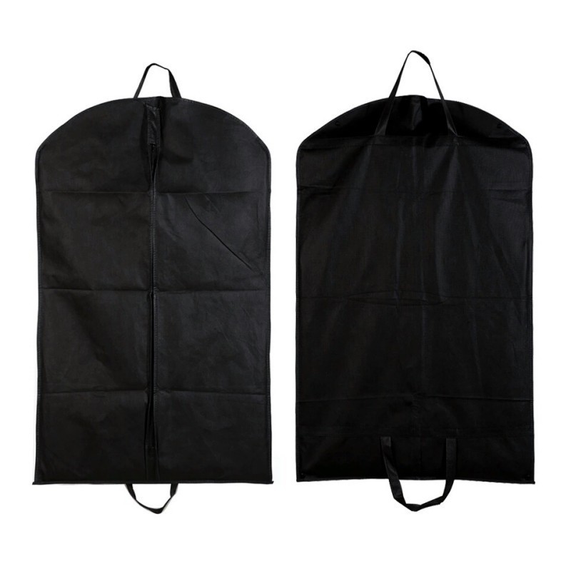 Eco-friendly Custom Printed Non Woven Garment Bag Breathable Suit Cover Bag