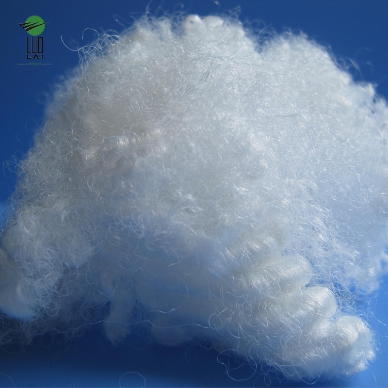 Virgin Fiber Filling Materials 15dx64mm White PP Woven Bag Chips Viscose Staple Fiber Hollow Conjugated Polyester 100% Polyester