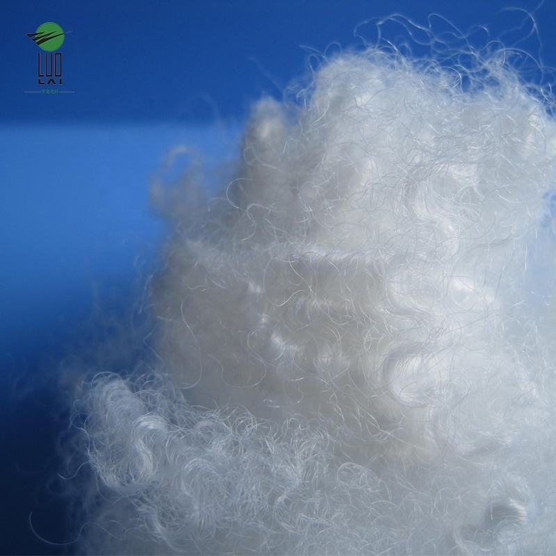 Virgin Fiber Filling Materials 15dx64mm White PP Woven Bag Chips Viscose Staple Fiber Hollow Conjugated Polyester 100% Polyester