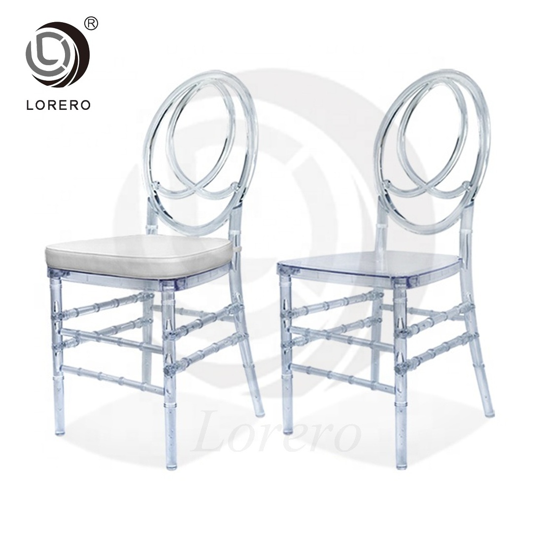 Wholesale Cheap Acrylic Wedding  Transparent Resin Chiavari Phoenix Chair