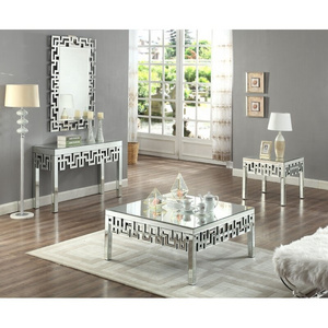 Luong Crushed diamond console table