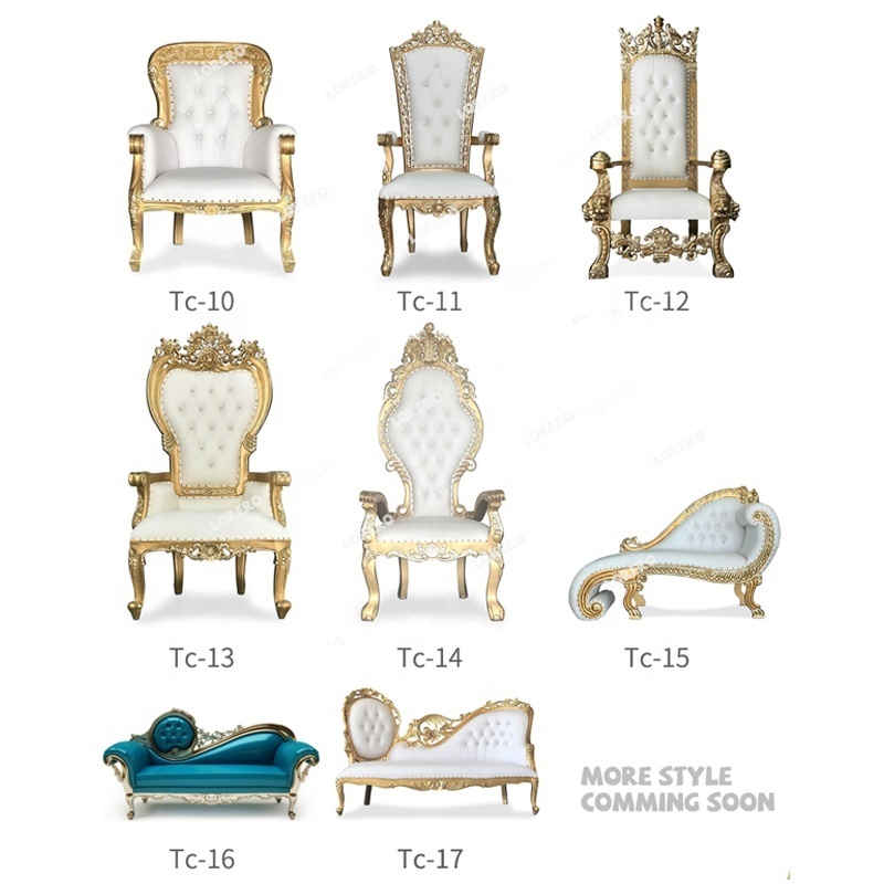 Royal Luxury Party High Back Silver King Throne Chair