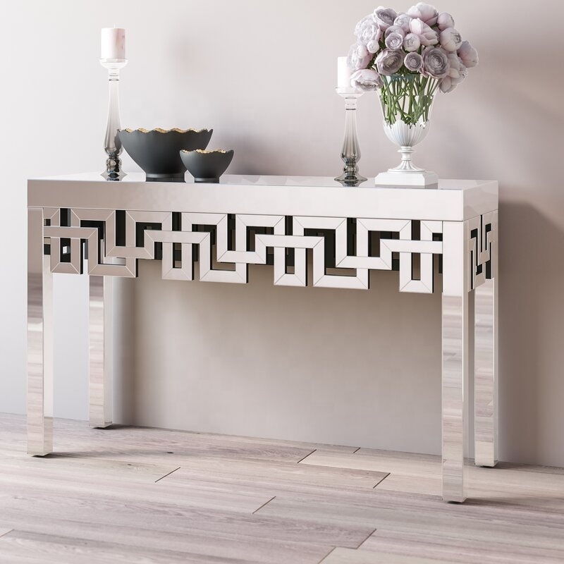 Luong Crushed diamond console table