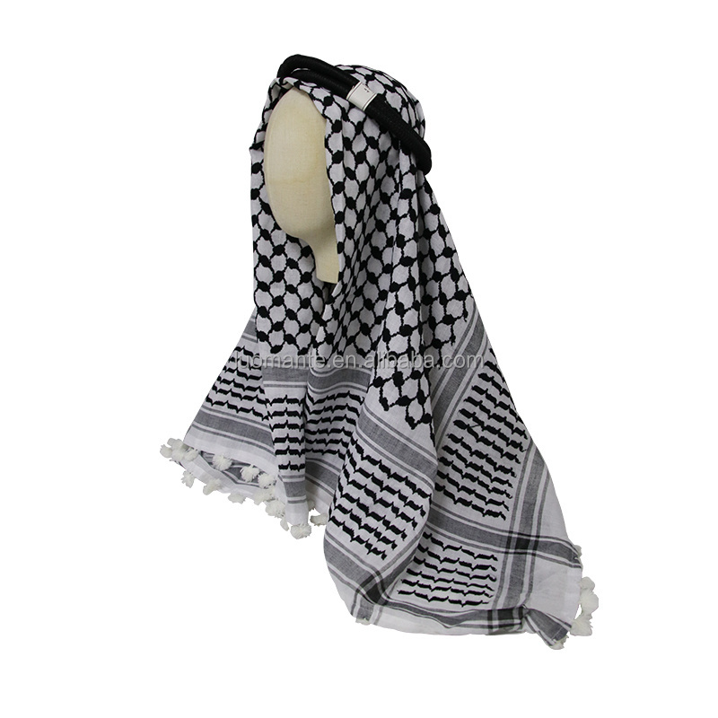 Custom Keffiyeh Palestine Wrap Islamic Mens Scarf Shemagh Man Shimagh Shemagh Arab Scarf