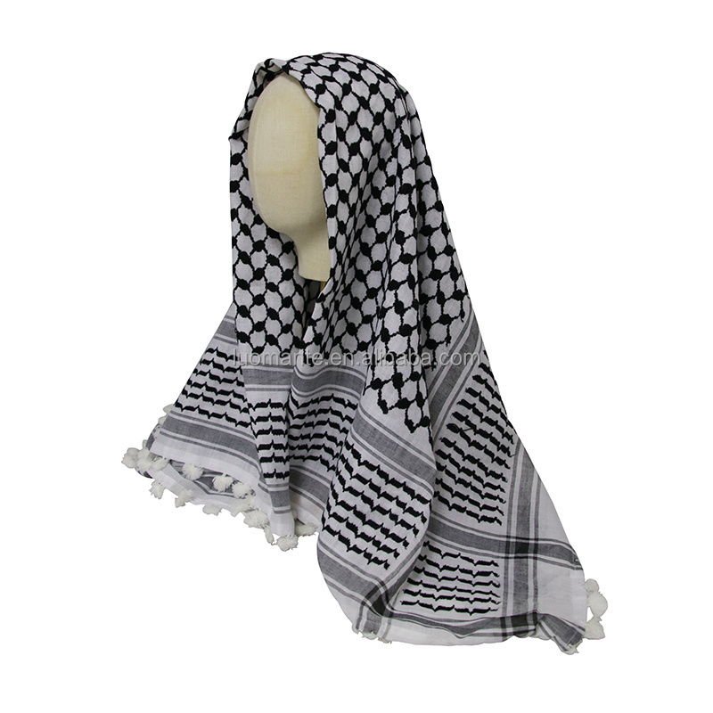 Custom Keffiyeh Palestine Wrap Islamic Mens Scarf Shemagh Man Shimagh Shemagh Arab Scarf