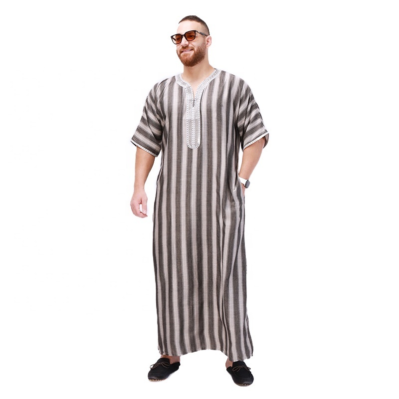 Wholesale Thobe Thoube Thawb Jubbah kandora moroccan kaftan for men