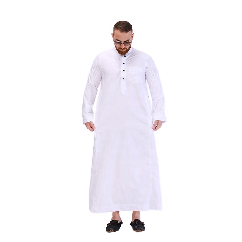 Wholesale Saudi Arabic Men Thobe Thoube Thawb Jubah kandora jubba for men arabic thobe