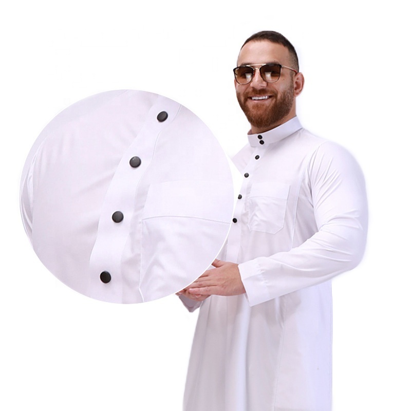 Wholesale Saudi Arabic Men Thobe Thoube Thawb Jubah kandora jubba for men arabic thobe