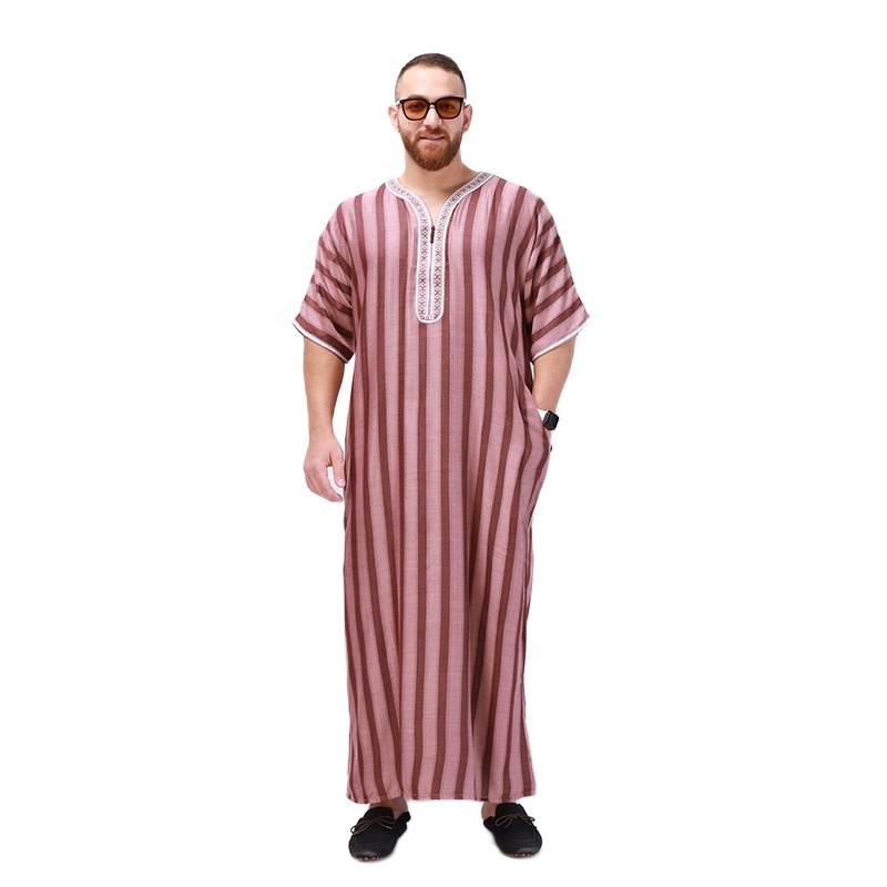 Wholesale Thobe Thoube Thawb Jubbah kandora moroccan kaftan for men