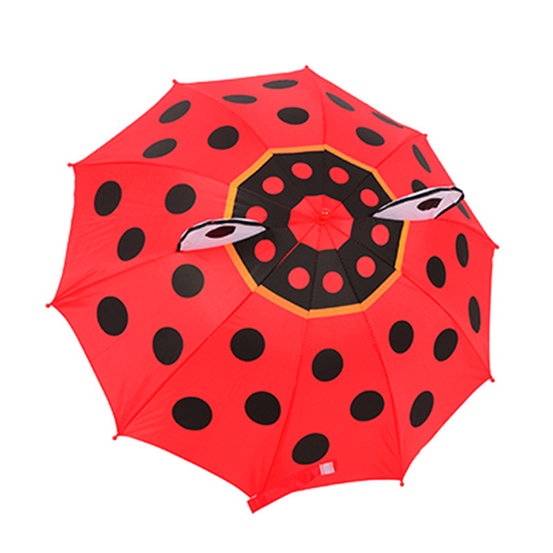 10K Customized small children's umbrella for the rain cheap kids umbrellas for kids automatic with animal's ears