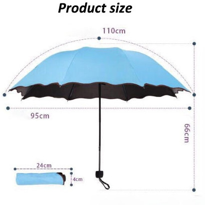 Custom outdoor 3 folding parasol umbrellas sun uv vinyl lace umbrella for the rain waterproof wholesale