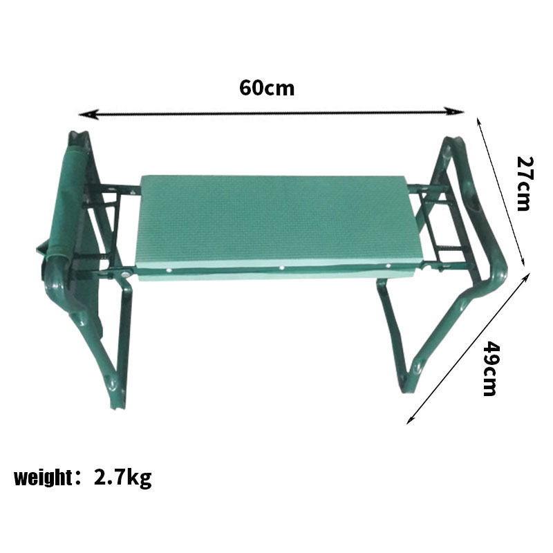 High quality foldable multifunctional garden kneeler & seat garden kneeler with tool bag garden seat