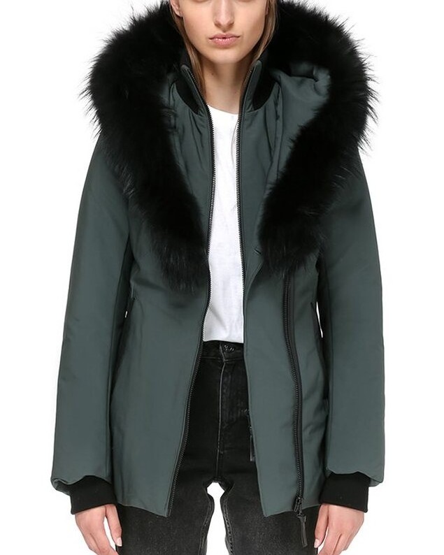 Padded Parka Jacket for Winter Custom Puffer Jackets 2023 Big Fur Collar Ladies Women Customized Logo Polyester Long Standard