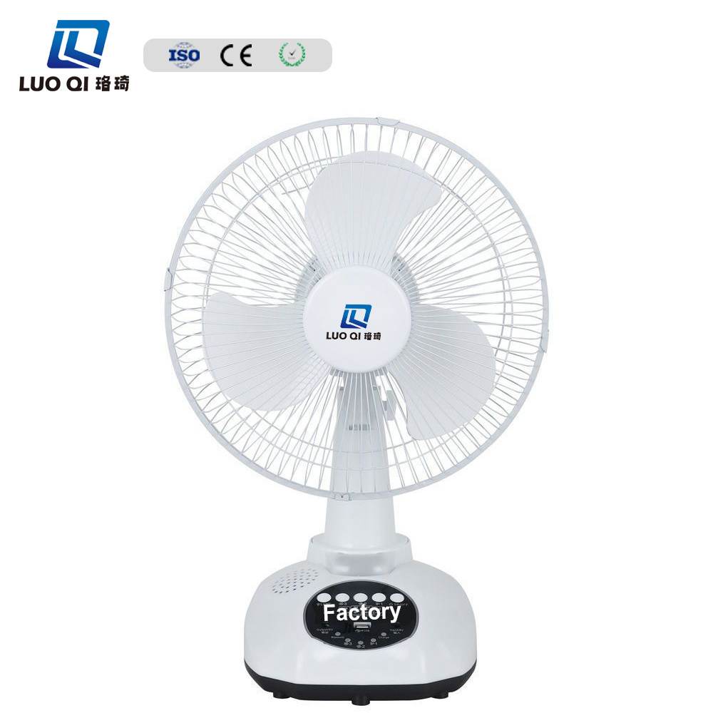 Cost performance Three Blades Pedestal solar electric echargable standing fans Factory mini Modern design fan