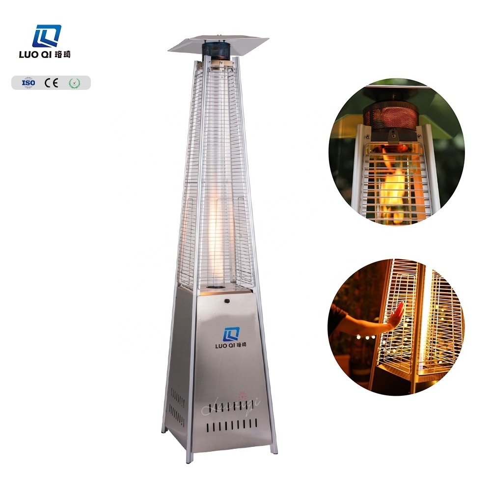 Factory Supplier High Power Gas Outdoor Heater Wedding Gardent Decoration Gas Patio Heaters Freestanding Gas Heaters