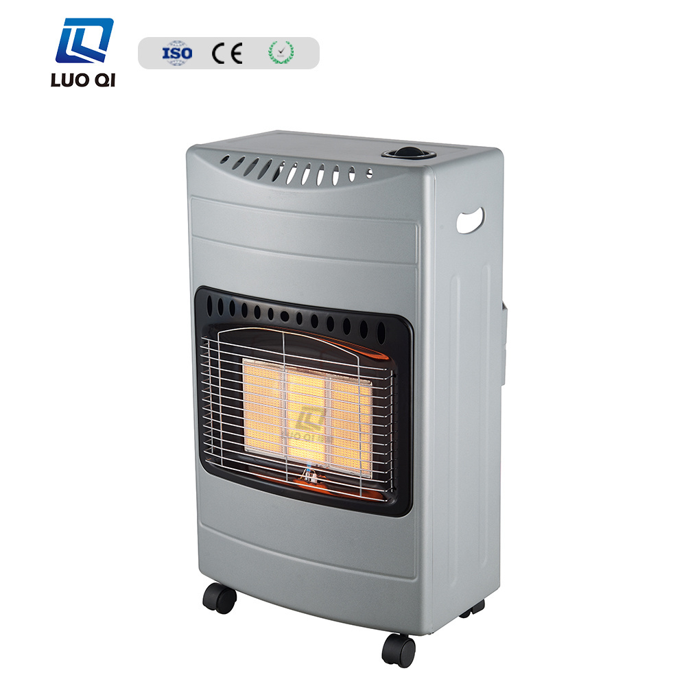 Good quality easily assembled cheap portable best price gas room heatea copper valve body iron coating gas heater