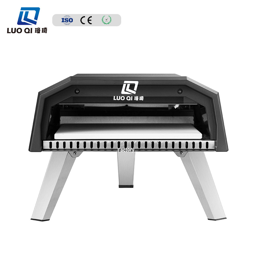 Factory CE certification 12 inches outdoor gas grill with garden Furniture pizza BBQ oven easily cleaned mobile pizza oven