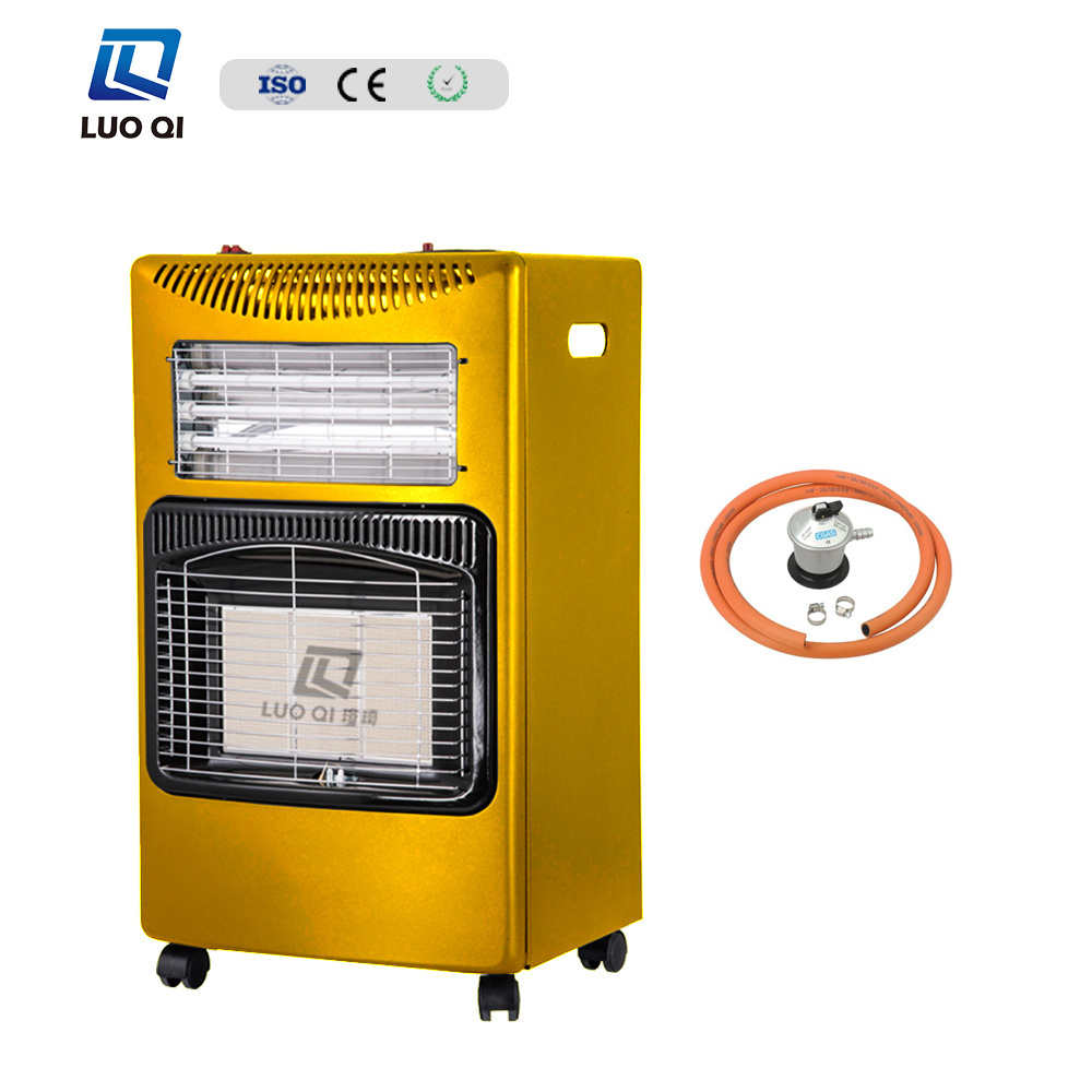 2024 New style best price portable gas Indoor Electric Heaters lamp tube 4 wheels easily cleaned ODS gas room heater