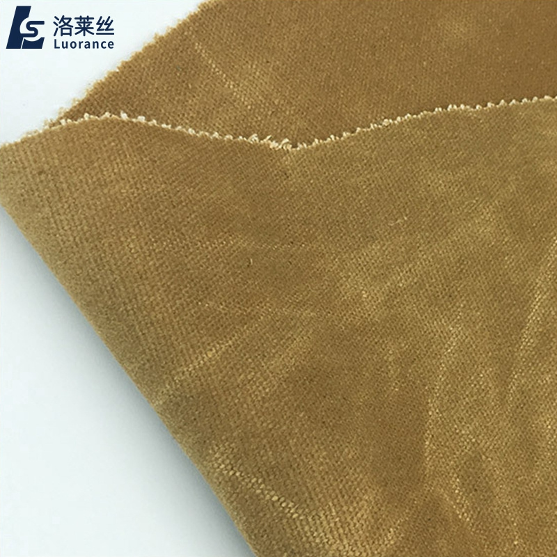 High Quality Heavy waterproof 12oz waxed cotton canvas fabric for bags and luggage