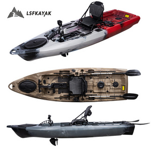 Hot Popular Professional Fishing Pedal Kayak BigFish108 PDL lldpe Kayak Model can Install Motor