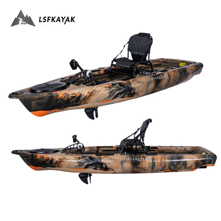 Hot Popular Professional Fishing Pedal Kayak BigFish108 PDL lldpe Kayak Model can Install Motor