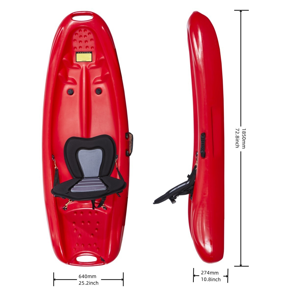 Lovely 6FT Mini Rowing Boat  Sit on Top Kayak Fishing Kayak for Kids