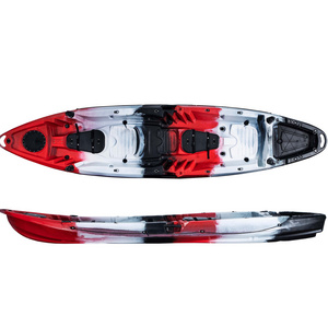 Hot sale new model family kayak 3 person plastic kayak