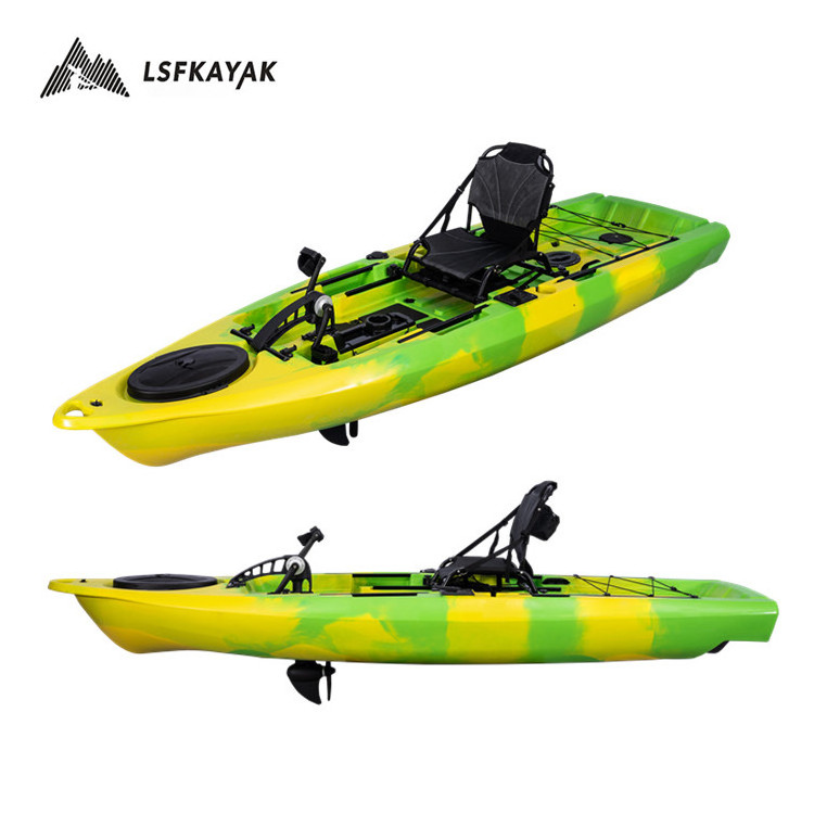 Hot Popular Professional Fishing Pedal Kayak BigFish108 PDL lldpe Kayak Model can Install Motor