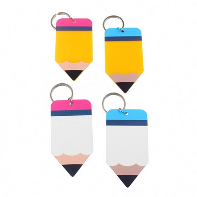 KHS144KC010A -3inches  Acrylic Pencil Keychain Teacher Appreciation Gift, Tutor, Educator, Backpack Tag Acrylic keychain