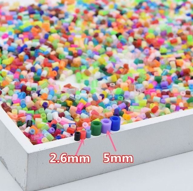 Perler Beads Toy Kit 5mm/2.6mm Hama beads 3D Puzzle DIY Toy Kids Creative Handmade Craft Toy Gift