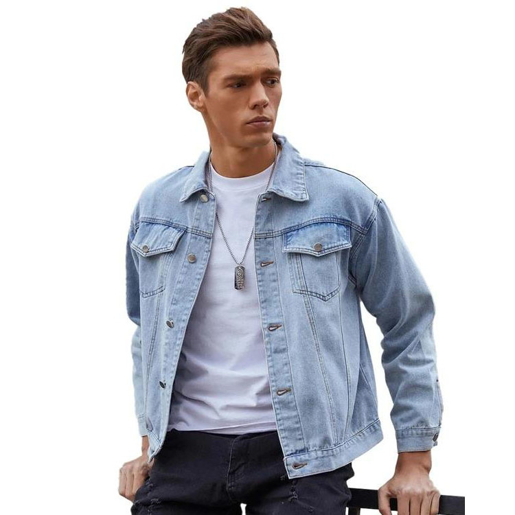 jeans tops manufacturer OEM custom mens jean denim jacket for men