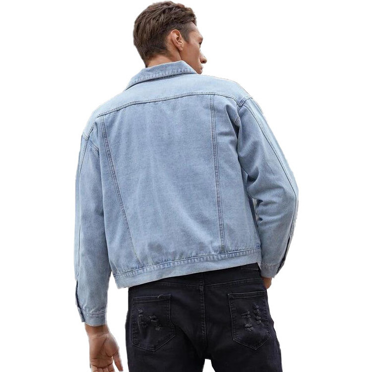 jeans tops manufacturer OEM custom mens jean denim jacket for men