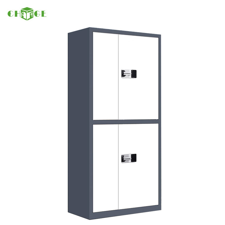 Hot sale 2 door custom factory office steel locker filing cabinet with electronic combination lock