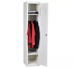 metal clothes cabinet single door Locker for bedroom