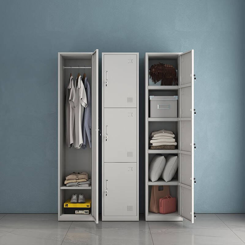 Factory price modern design storage 3 door single 3 Door Stainless Steel Office And School Gym Storage Cabinet Locker