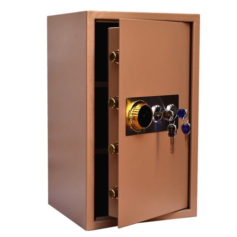 All steel machinery home small safe anti-theft invisible wall double lock old safe