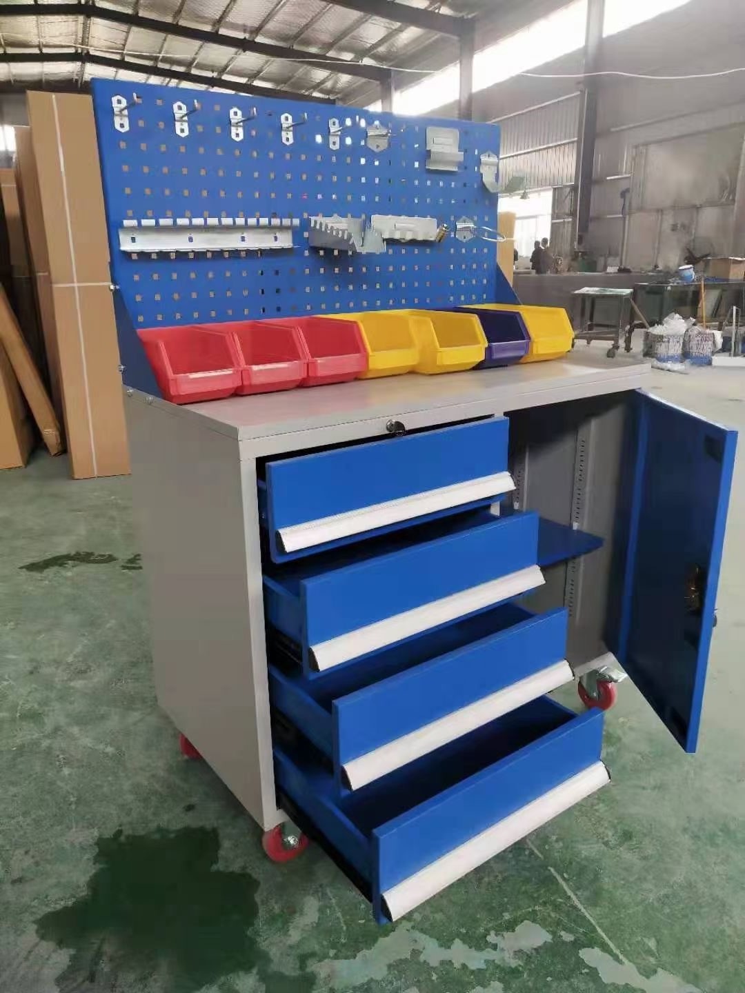 Garage tool locker Storage Heavy tool locker Metal workshop tool locker