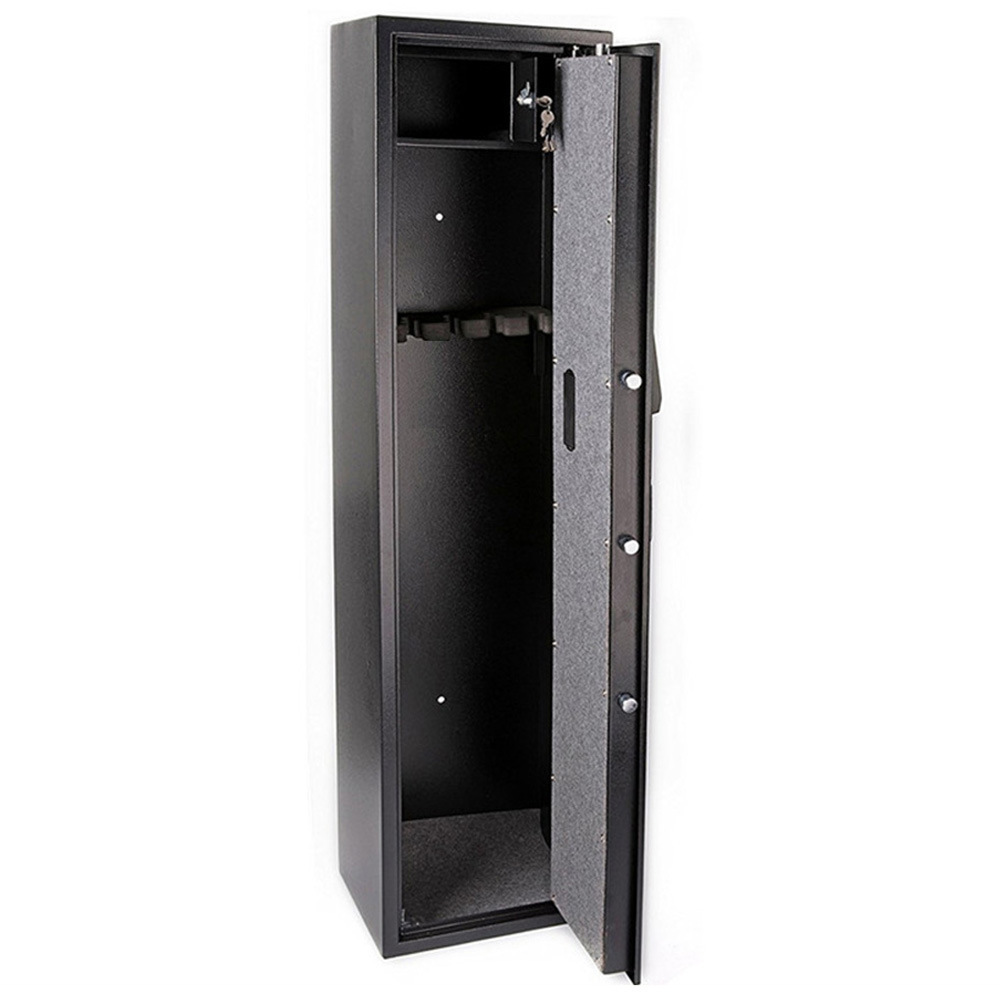 Luoyang customized steel gun safes safety cabinet steel locker 4 5 holder racks with small cabinet hidden gun safes for home